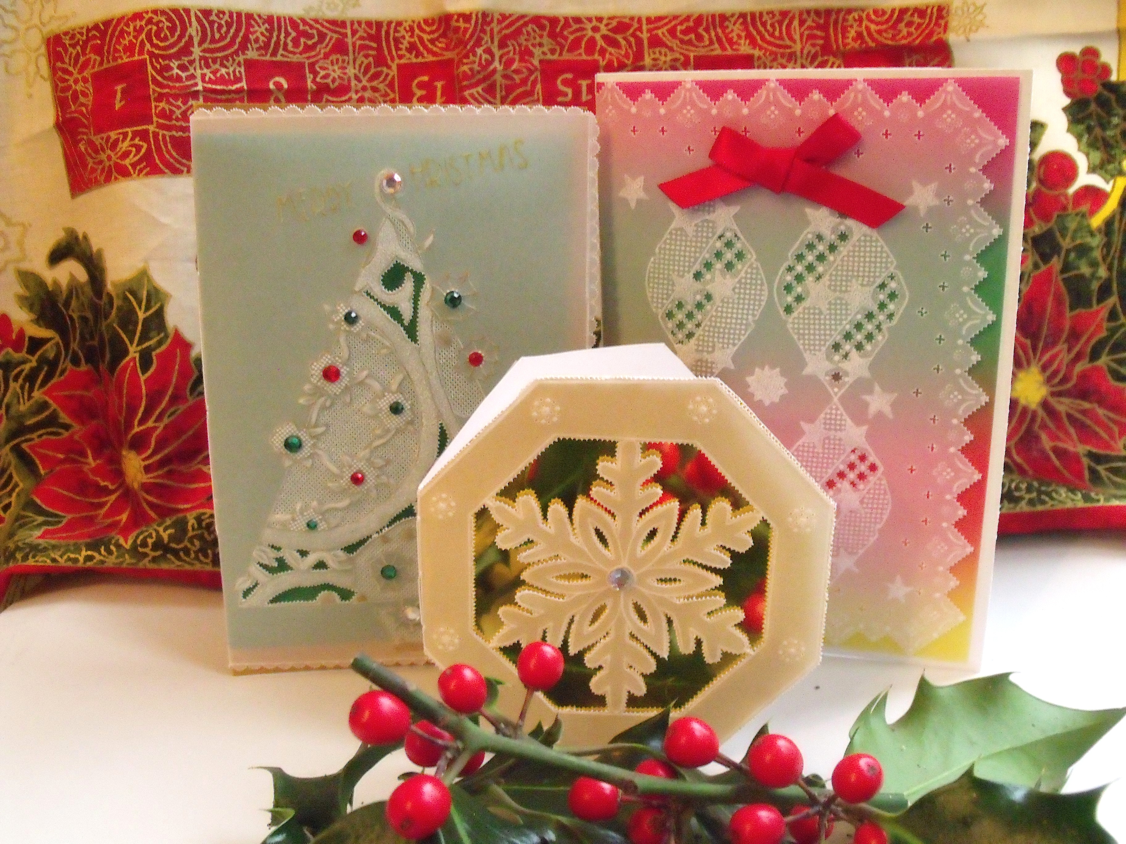 Christmas Parchment Patterns - A Well Designed Artwork Using